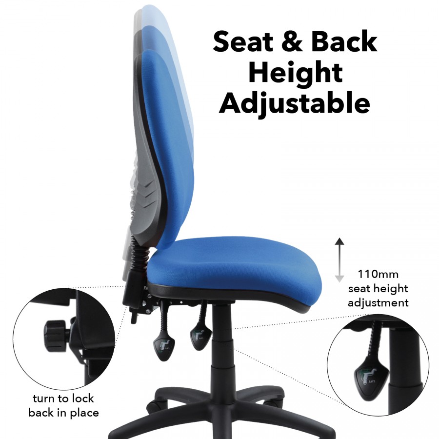 Varsity Twin Lever Operator Office Chair